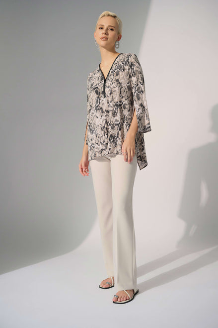 Elegant Python Tunic Top