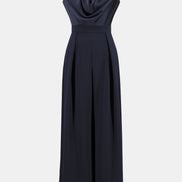 Satin and Crepe Wide Leg Jumpsuit 94