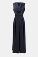 Satin and Crepe Wide Leg Jumpsuit 94
