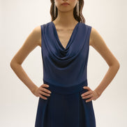 Satin and Crepe Wide Leg Jumpsuit 94