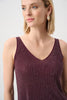 Metallic Knitted Camisole with Rhinestones 755