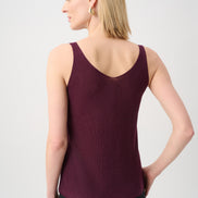 Metallic Knitted Camisole with Rhinestones 755