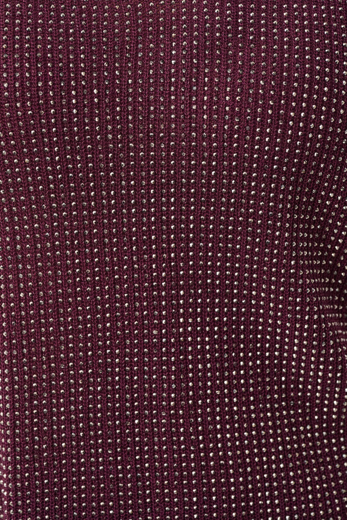 Metallic Knitted Camisole with Rhinestones 755