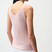 Metallic Knitted Camisole with Rhinestones 755