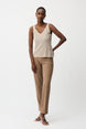 Metallic Knitted Camisole with Rhinestones 755