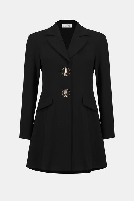 Scuba Crepe Fit and Flare Coat 950