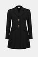 Scuba Crepe Fit and Flare Coat 950
