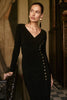 Silky Knit Fitted Wrap Top