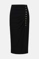 Silky Knit Pull-On Pencil Skirt 679