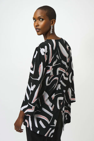 Printed Fit and Flare Tunic Top