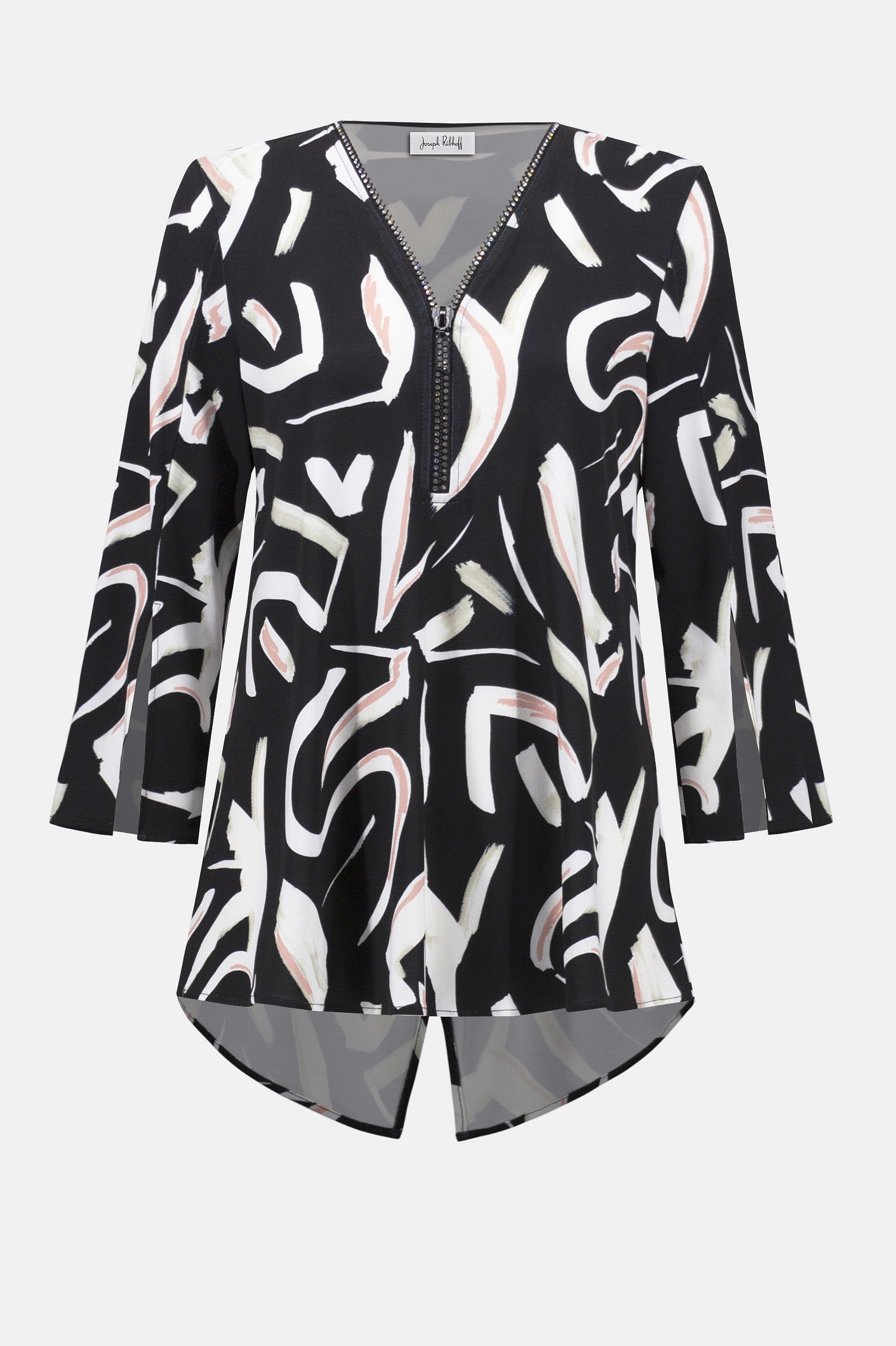 Printed Fit and Flare Tunic Top