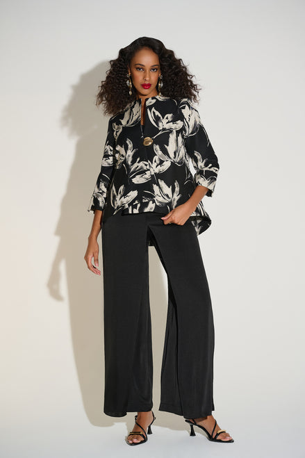 Jacquard Floral Swing Jacket