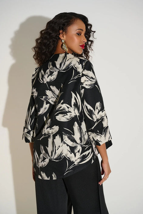 Jacquard Floral Swing Jacket 412