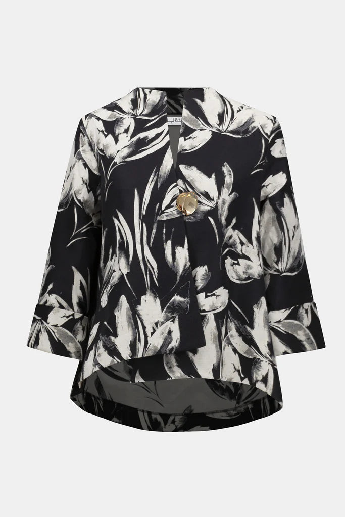 Jacquard Floral Swing Jacket 412