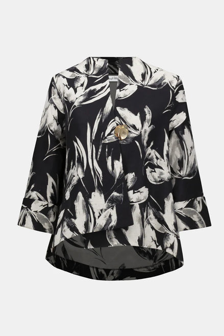 Jacquard Floral Swing Jacket 412