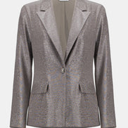 Shimmering Fitted Blazer 623