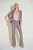 Shimmering Pull-on Pants with Flared Leg