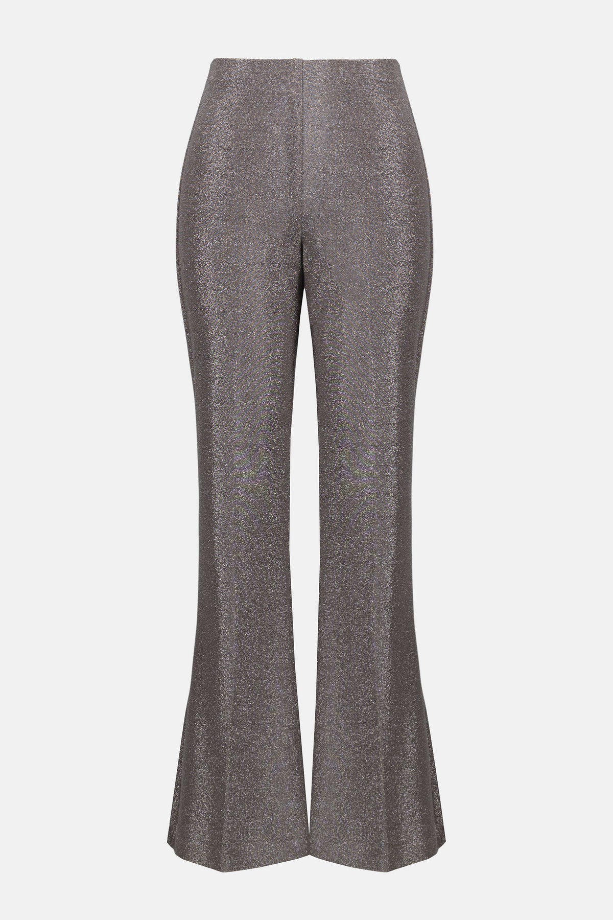 Shimmering Pull-on Pants with Flared Leg 624
