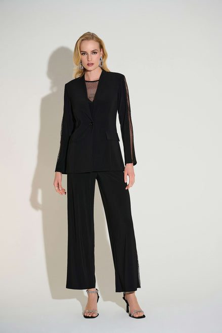 Signature Mesh Sleeve Blazer