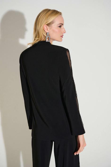 Signature Mesh Sleeve Blazer