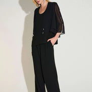 Layered Chiffon 2 piece set with Rhinestone Detail 732