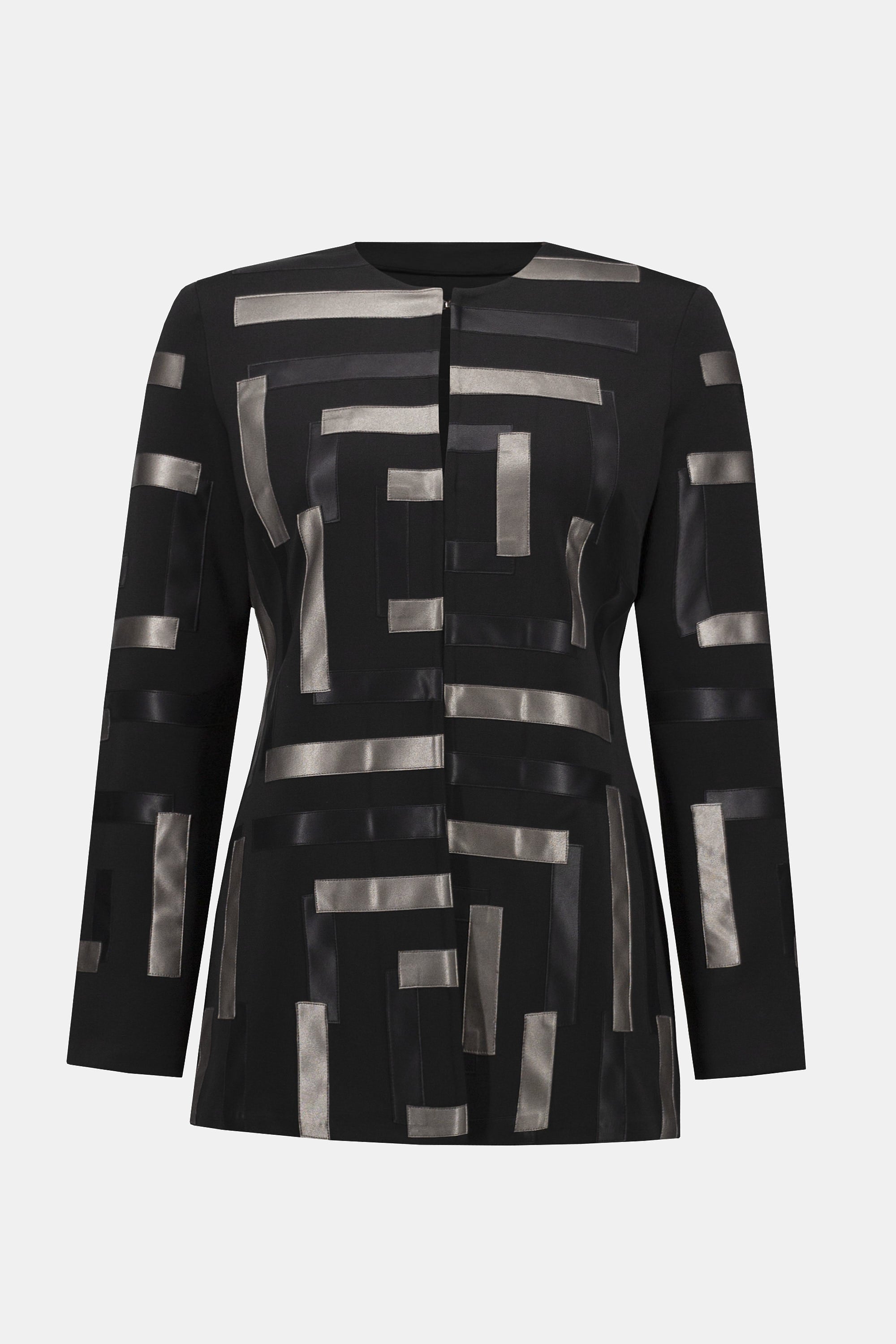 Geometric Long-Sleeve Jacket 826