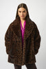 Leopard Print Faux Fur Jacket 606