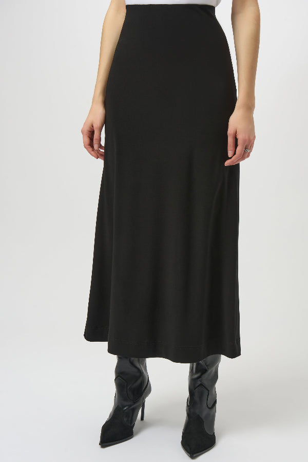 Silky Knit Pull-On Maxi Skirt