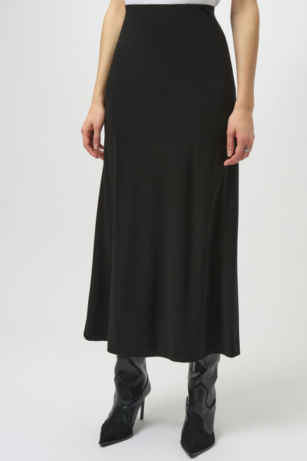 Silky Knit Pull-On Maxi Skirt