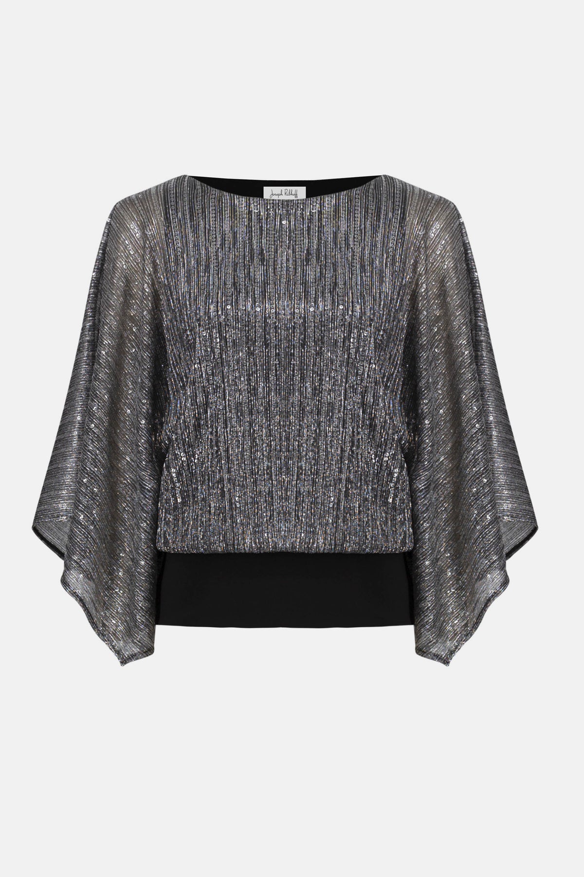 Metallic Butterfly Sleeve Style Blouse 778