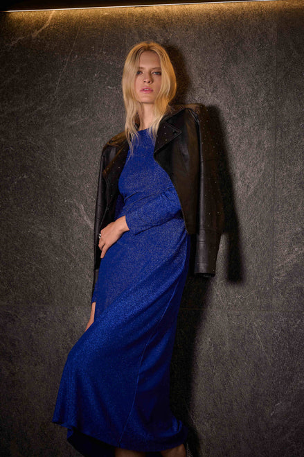 Midi Knit Long Sleeved Dress