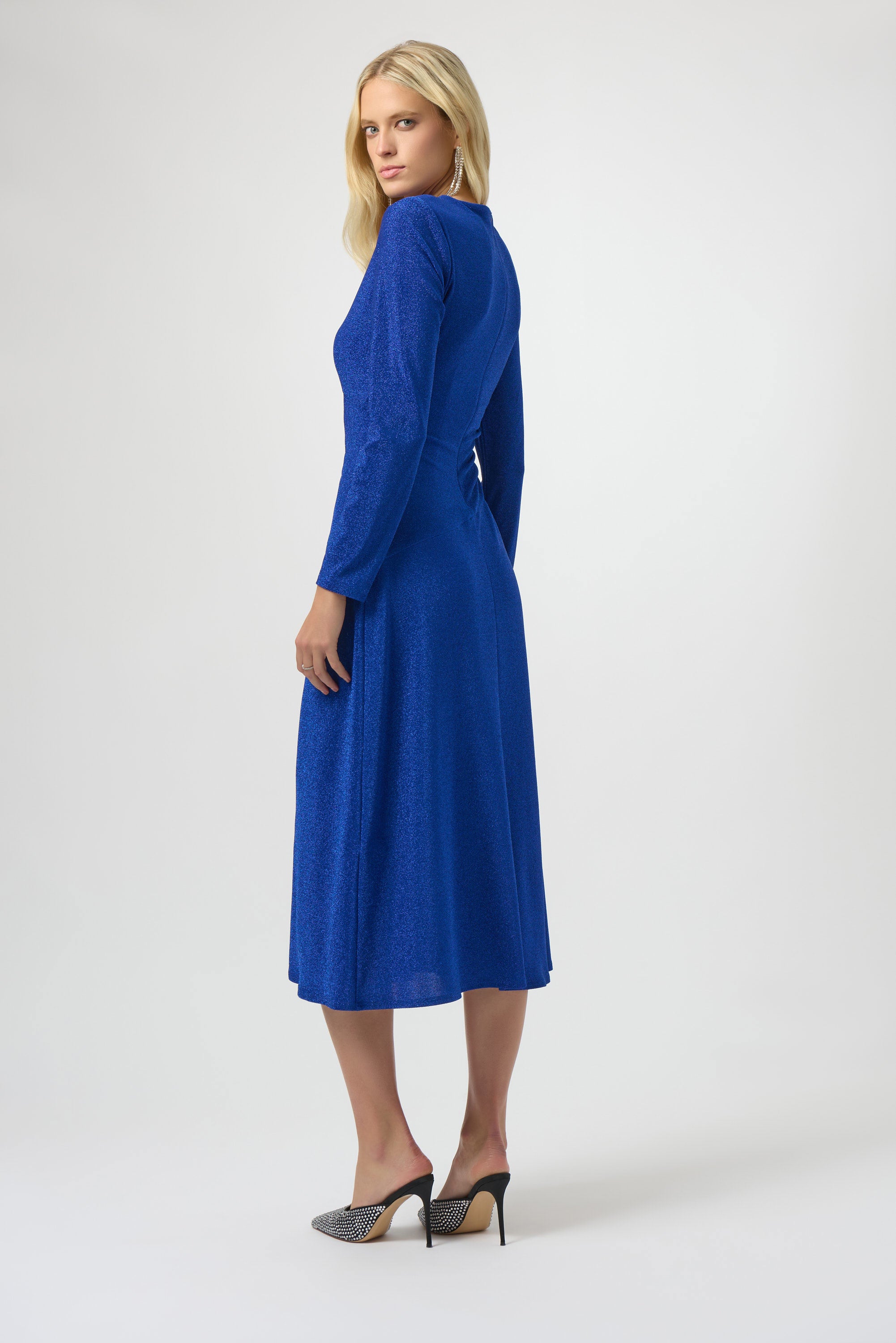 Midi Knit Long Sleeved Dress
