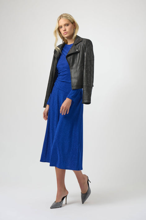 Midi Knit Long Sleeved Dress