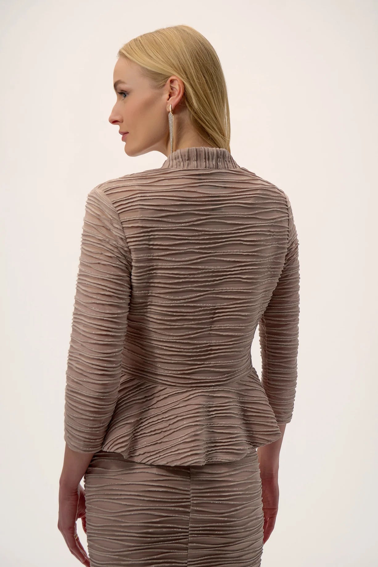 Cascade Lurex Skirt & Jacket Set 802