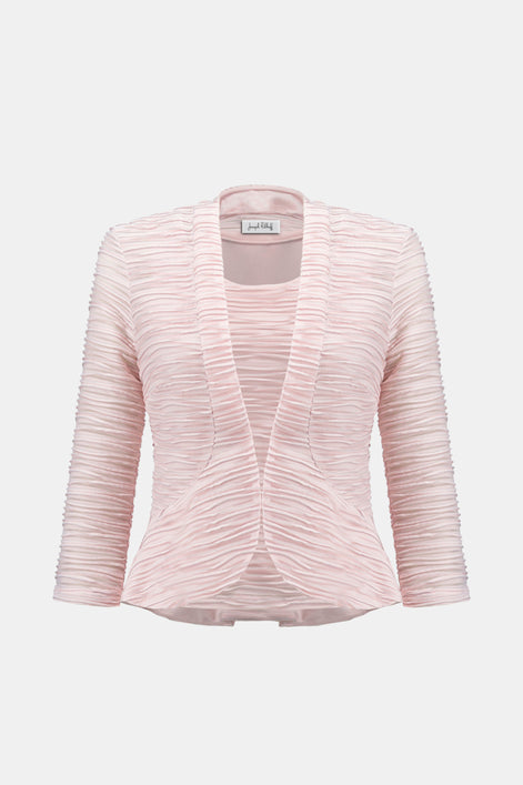 Lurex Cascade Knit Jacket and Cami Set