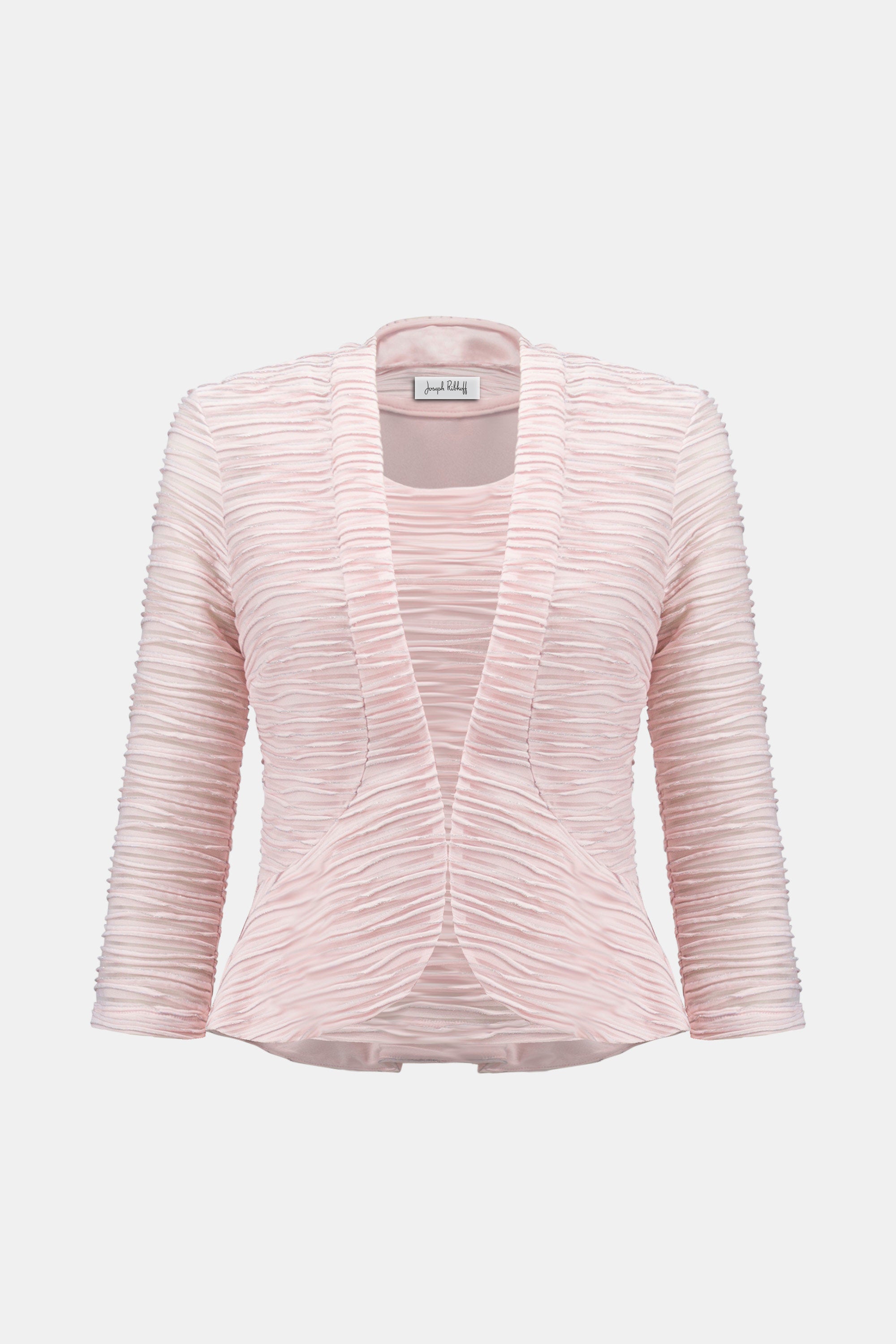 Lurex Cascade Knit Jacket and Cami Set