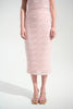 Lurex Cascade Knit Pull-On Pencil Skirt