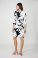 Floral Wrap V-Neck Dress 1598