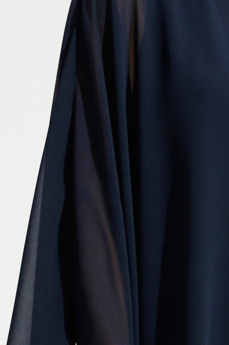 V-neck Wrap Midi Dress 775