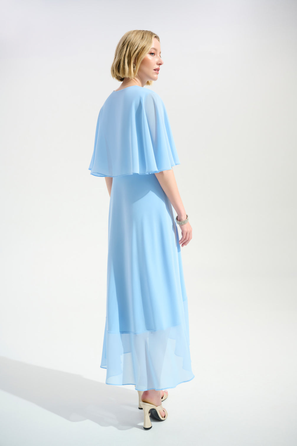 V-neck Wrap Midi Dress 775