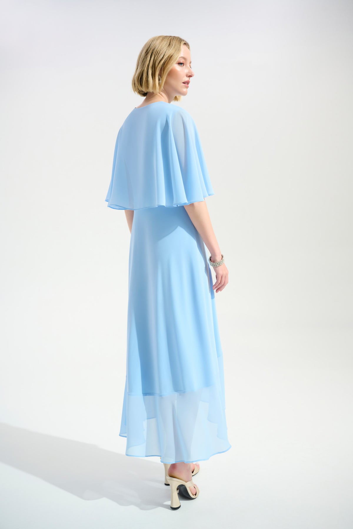 V-neck Wrap Midi Dress 775