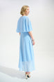 V-neck Wrap Midi Dress 775