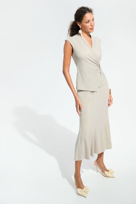 Sparkle Knit Trumpet Skirt