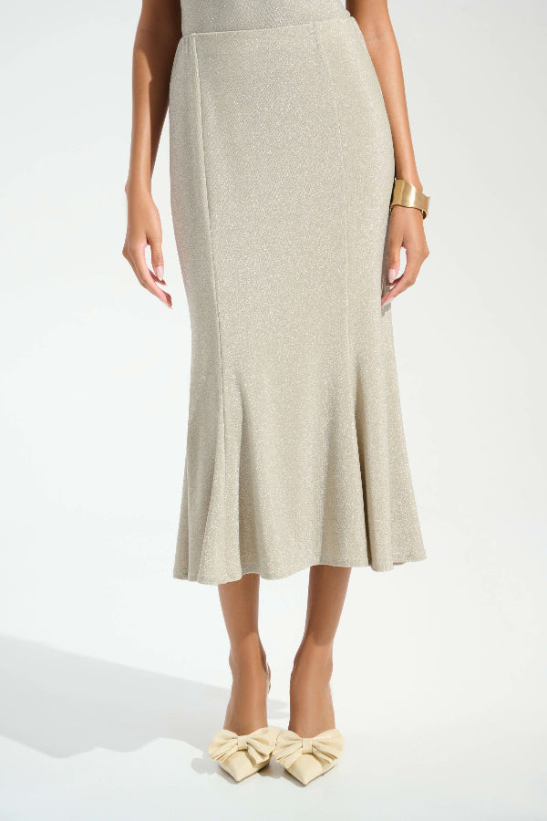 Sparkle Knit Trumpet Skirt
