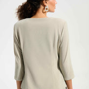 Sparkle Knit Fitted Jacket And Cami Set With Rhinestones Button 696