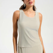 Sparkle Knit Fitted Jacket And Cami Set With Rhinestones Button 696