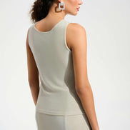 Sparkle Knit Fitted Jacket And Cami Set With Rhinestones Button 696