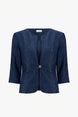 Sparkle Knit Fitted Jacket And Cami Set With Rhinestones Button 696