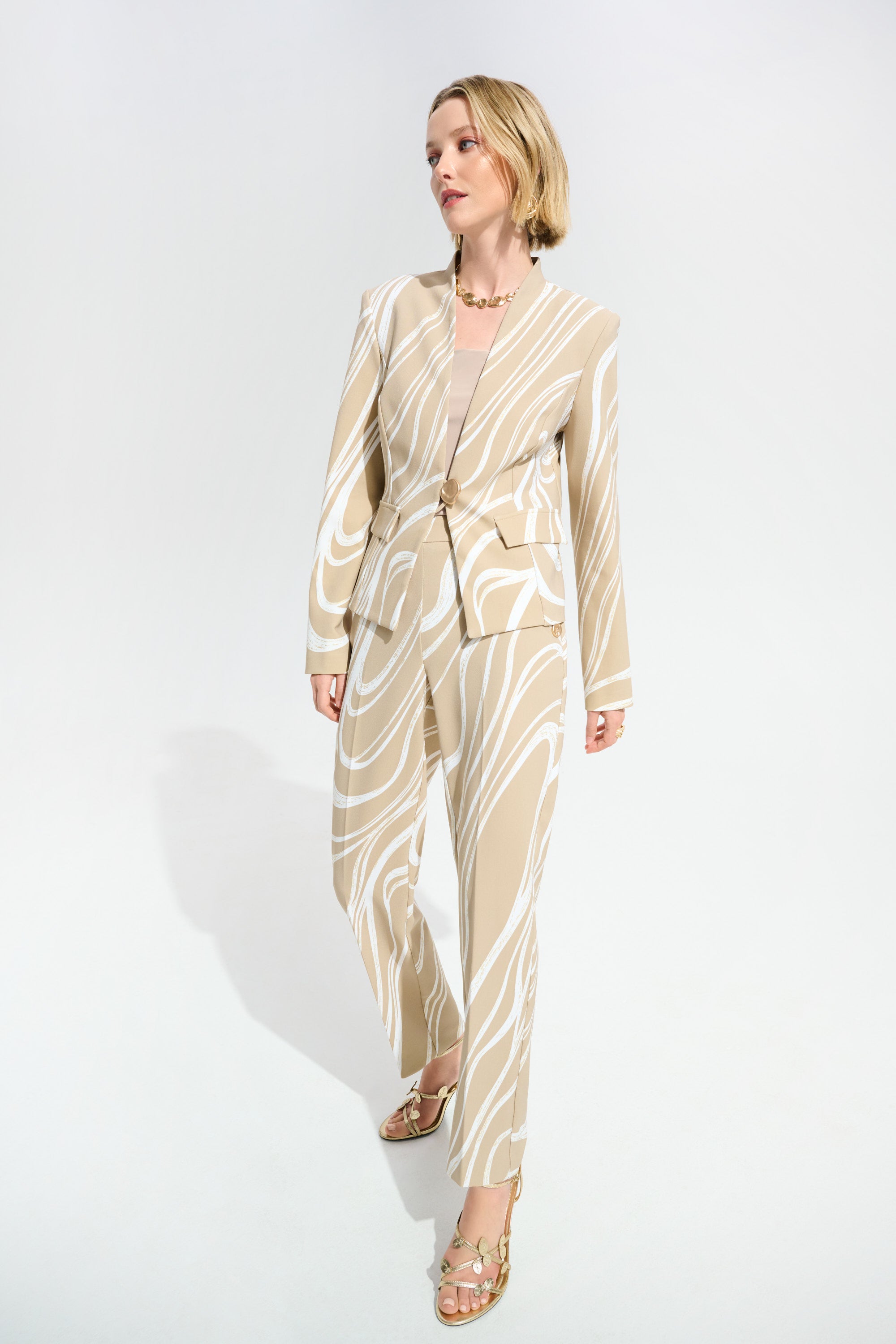 Formal Blazer With Jewel Buttons 773