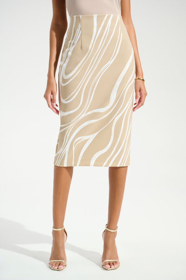 High-Waisted Pencil Skirt with Blazer Twin Set 9001